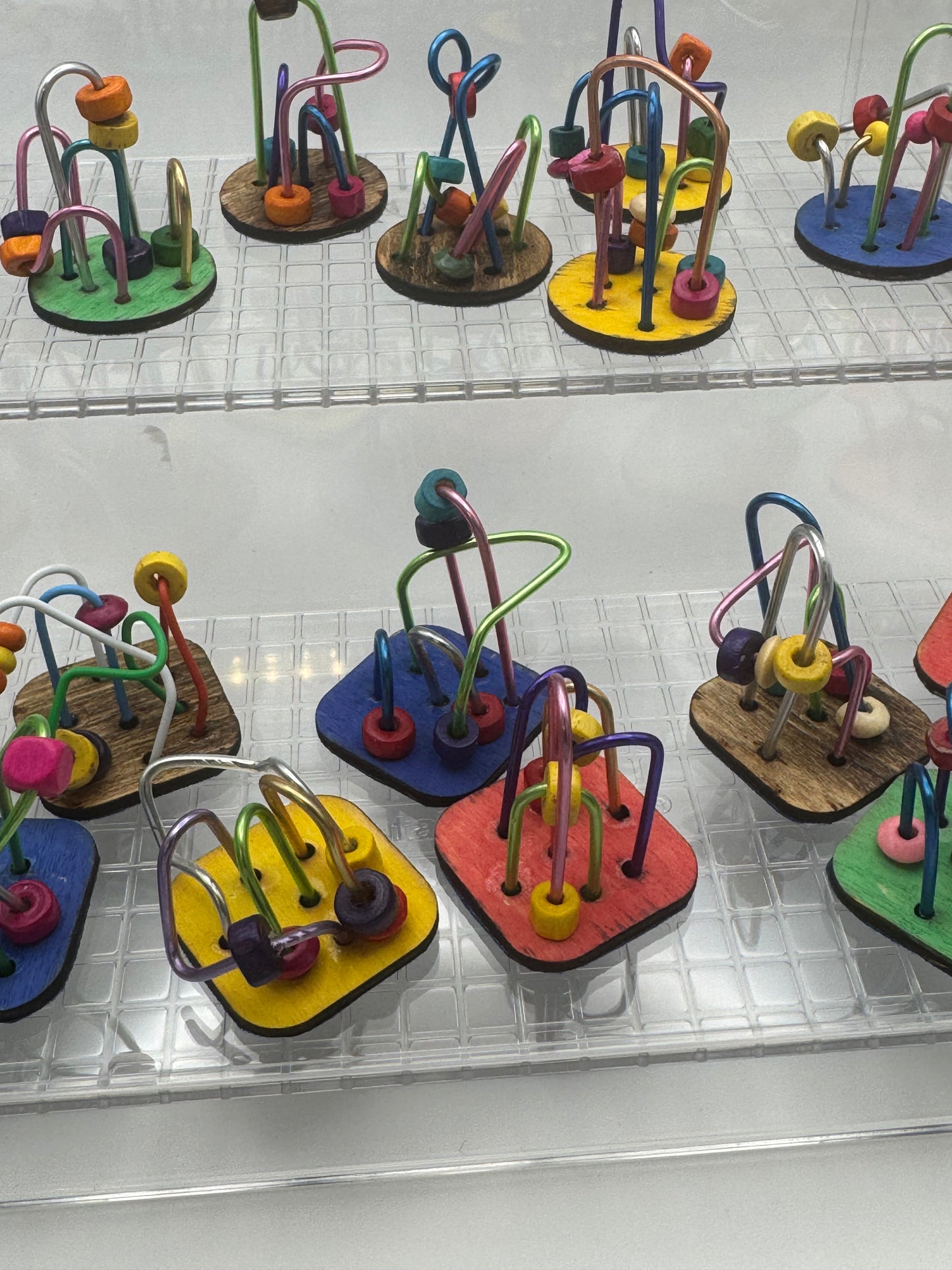 Dolls House Miniatures - colourful Bead Toy (variety)