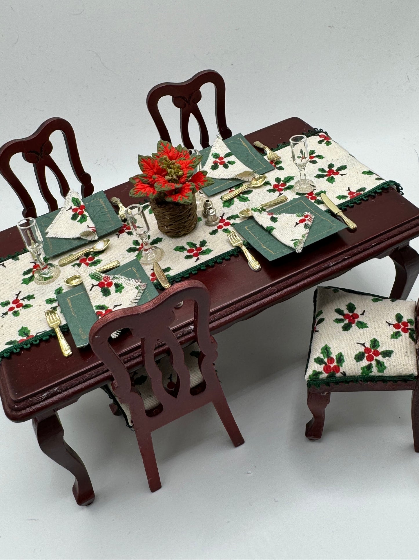 1/12th Christmas Dining Table Set