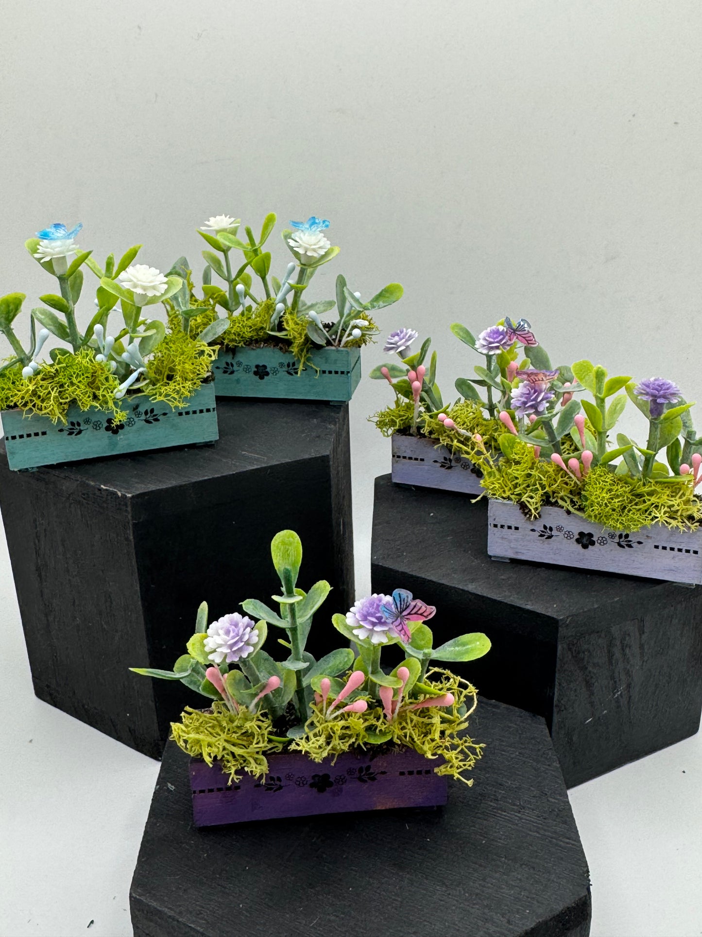 1/12th Trough / Window box with Butterfly (5 options)