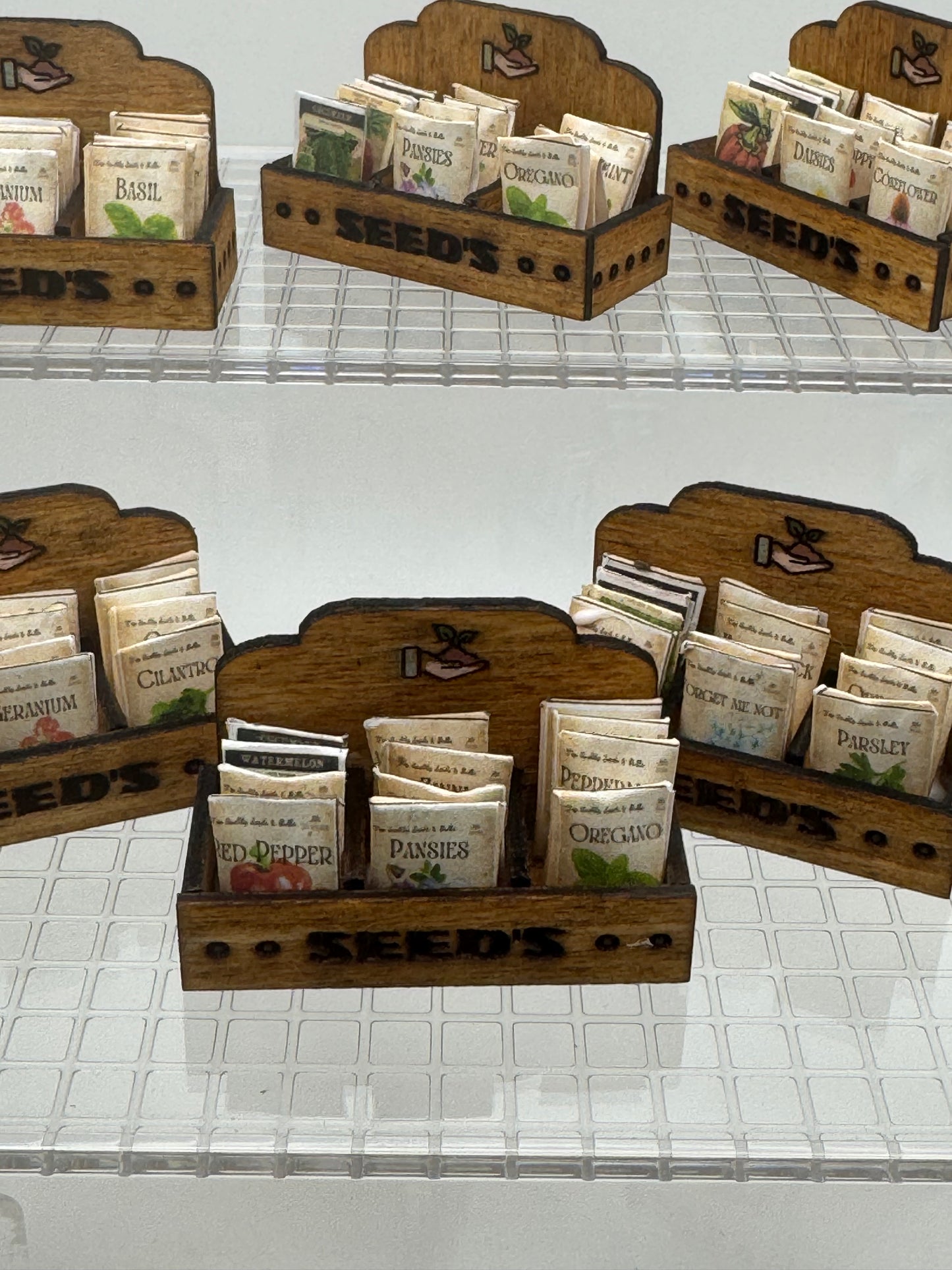 1/12th wooden Seed counter