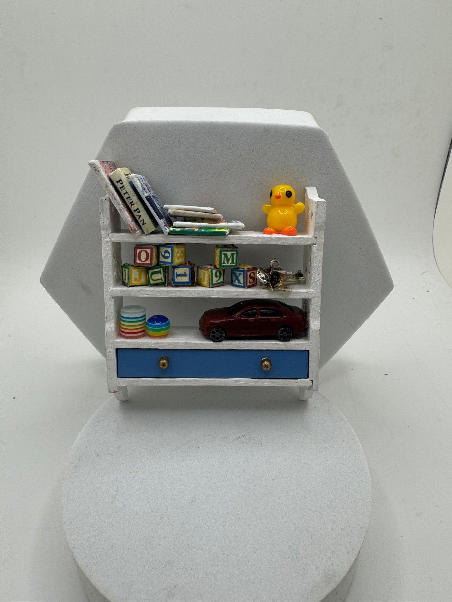 12th White Toy Shelf