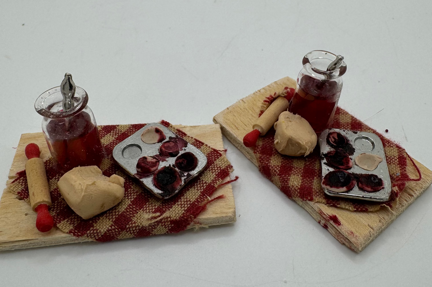 1/12th Jam Tarts prep board