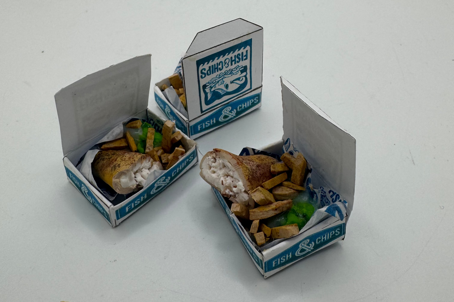 1/12th Fish, Chips & Mushy Peas