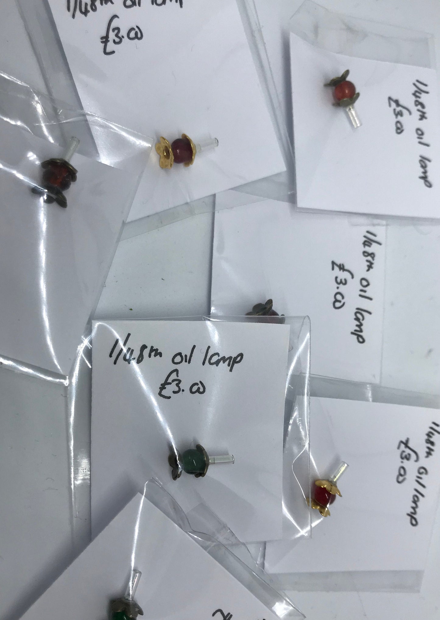 Dolls House 1/48th Oil Lamp (assorted) - NEW SPRING 2018