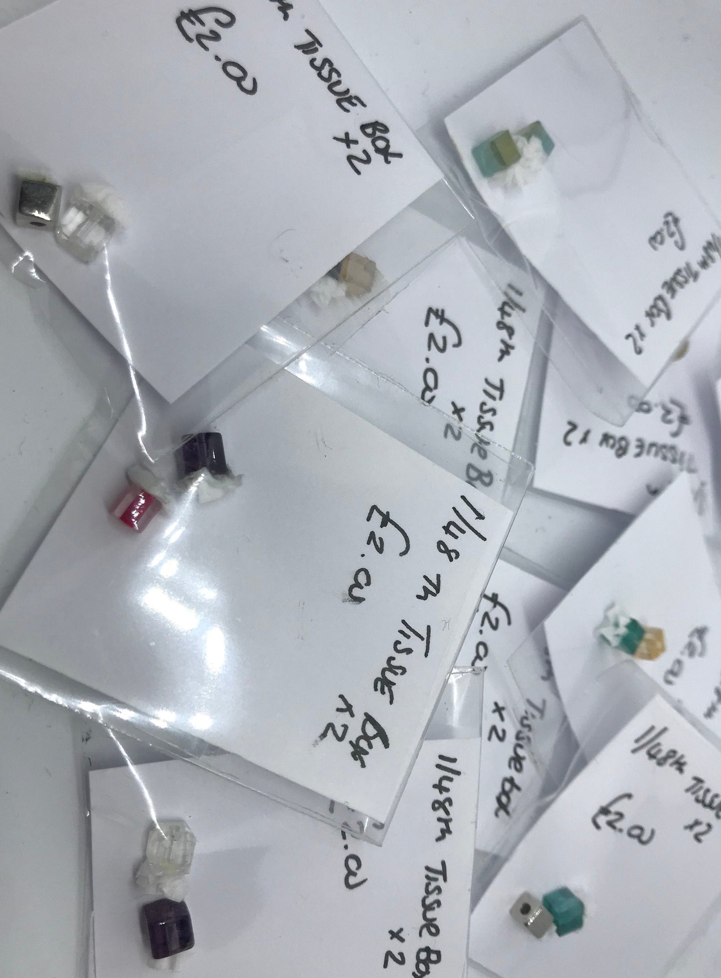 Dolls House 1/48th Tissue box x2 - NEW SPRING 2018