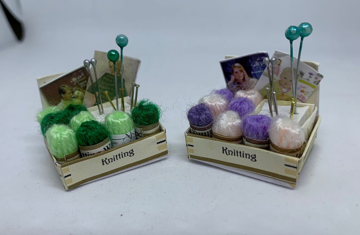 Dolls House Miniatures - Knitting Counter