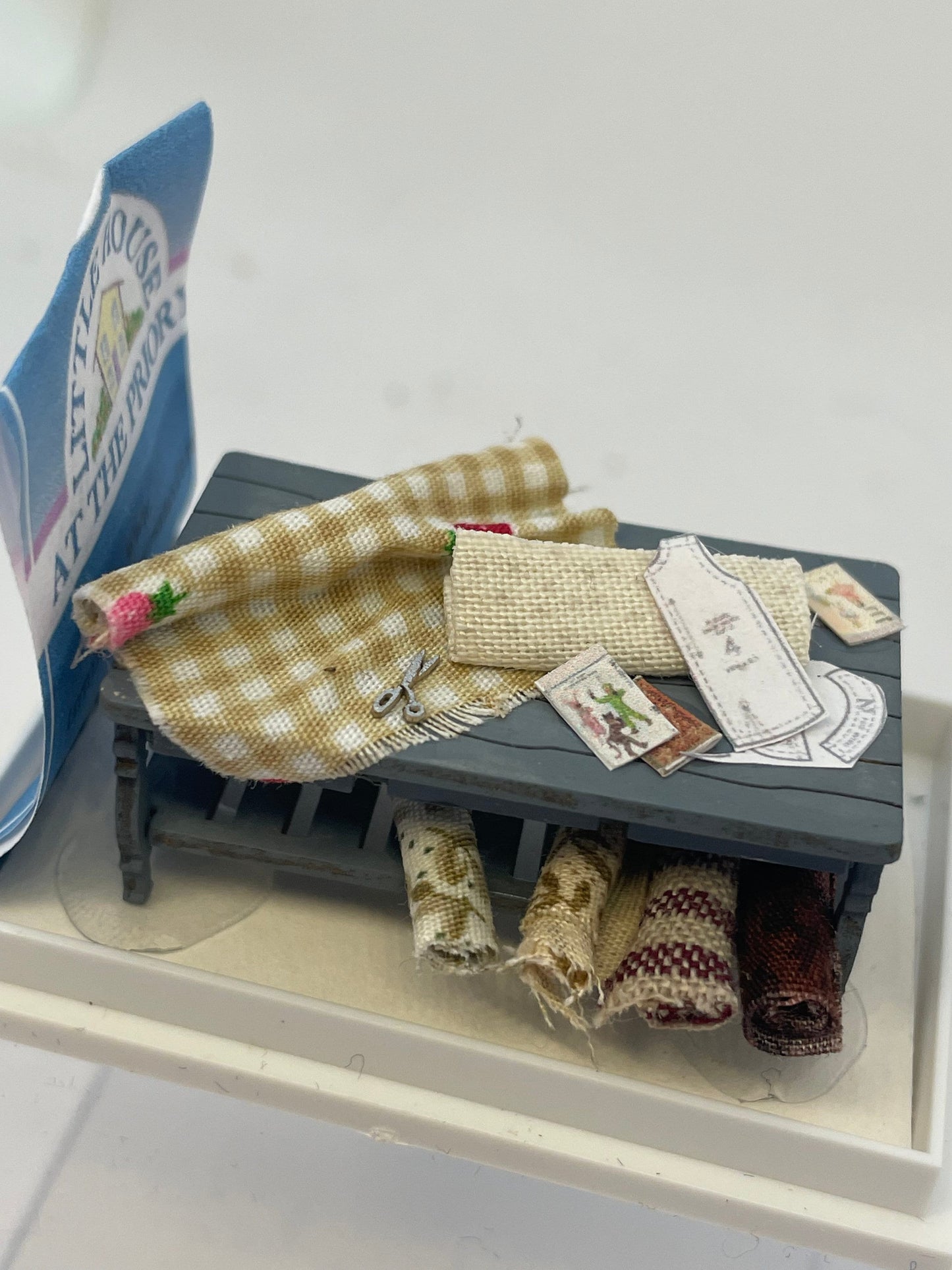 Dolls House - Handmade Haberdashery / Sewing Table