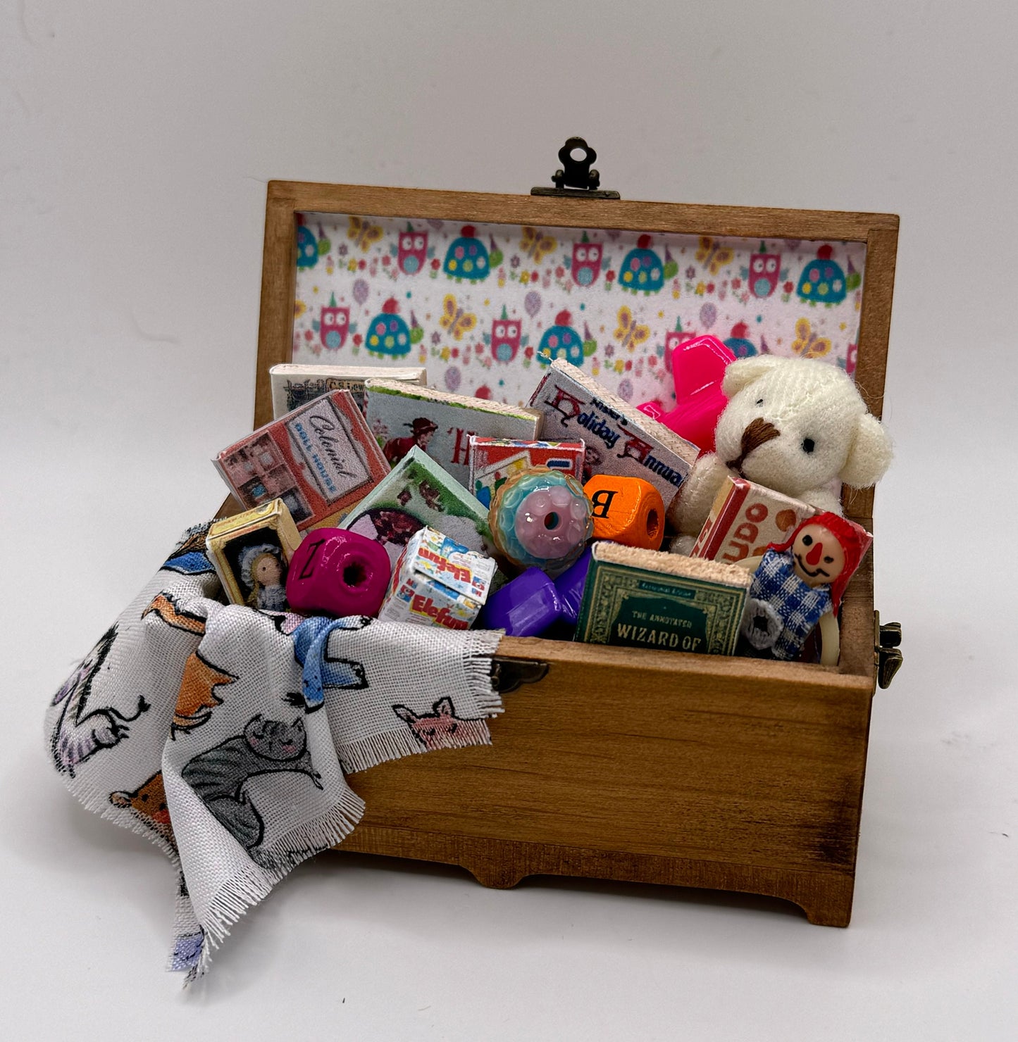 Dolls House Miniatures - Toy Box
