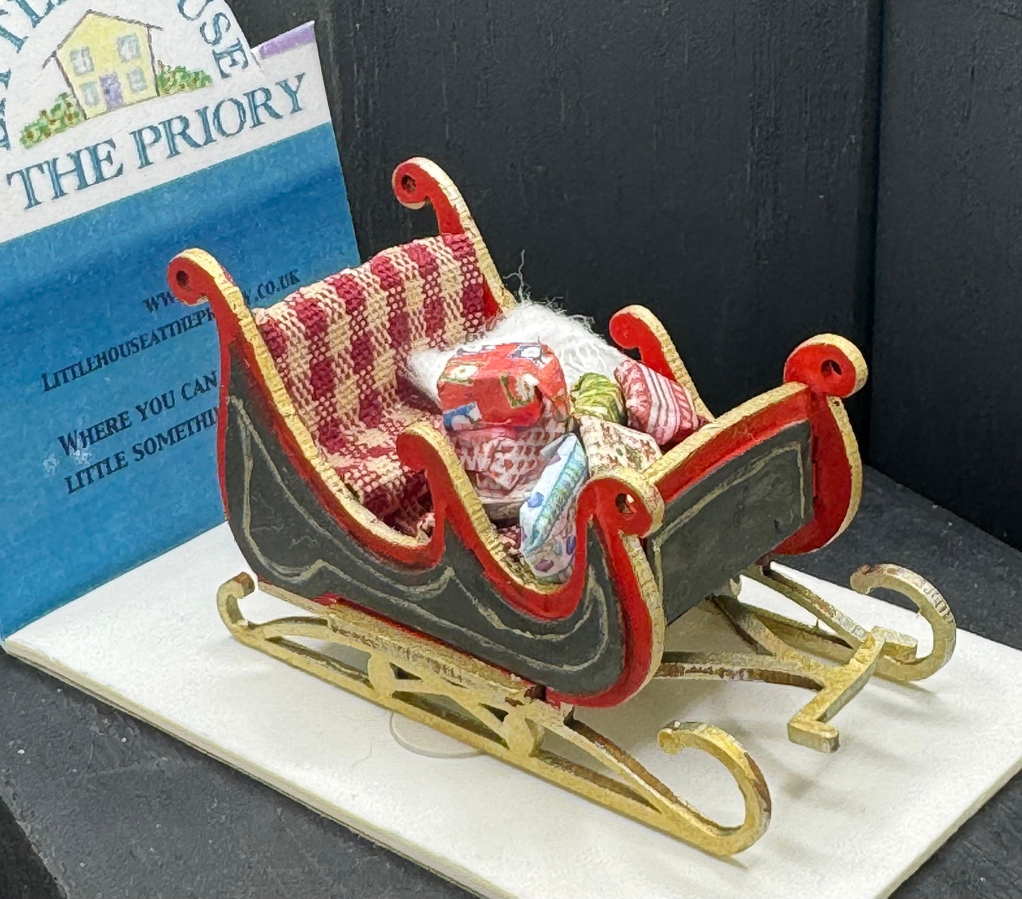 Dolls House 1/48th Sleigh