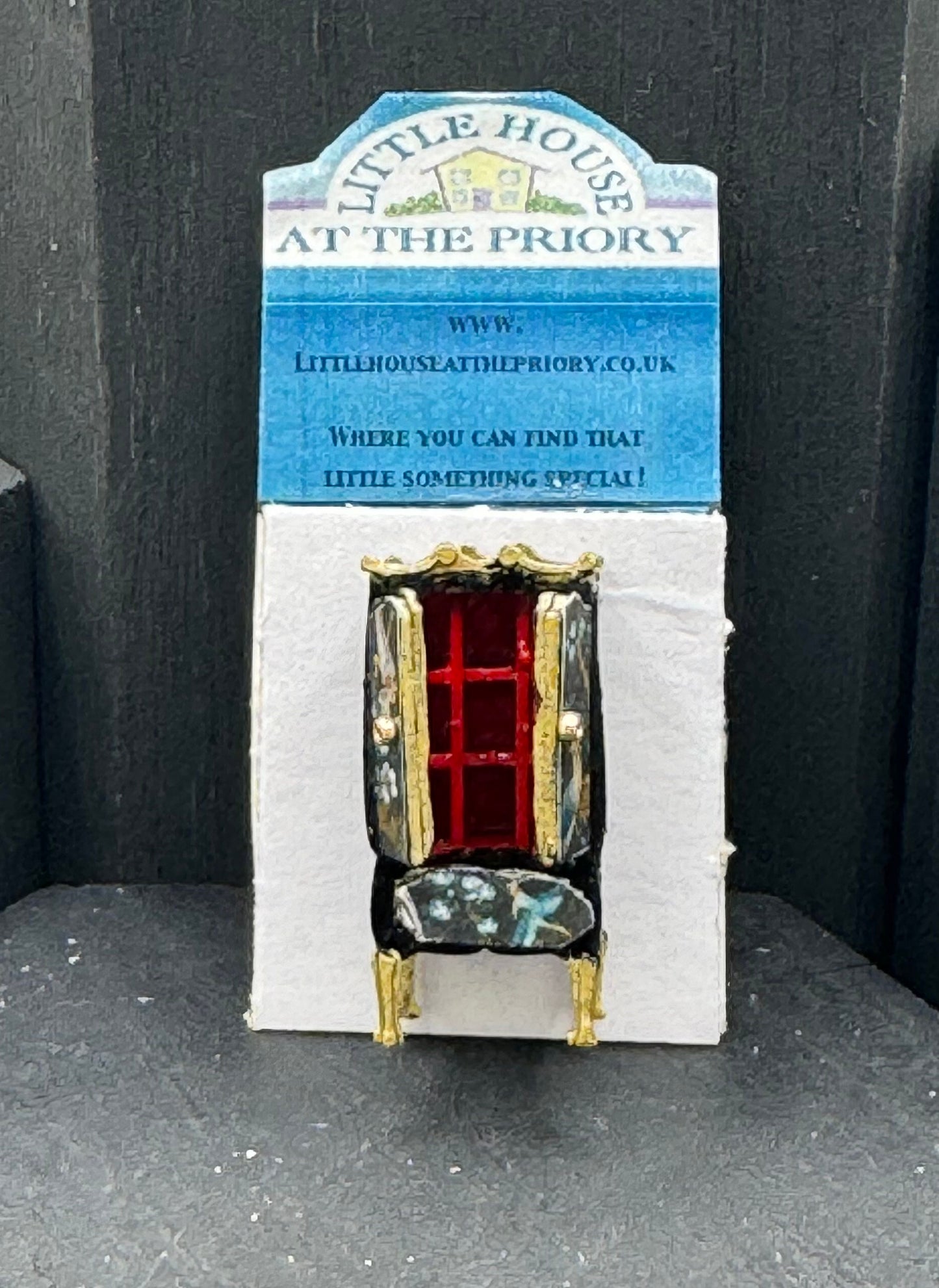 Dolls House 1/48th Chinoiserie Cabinet