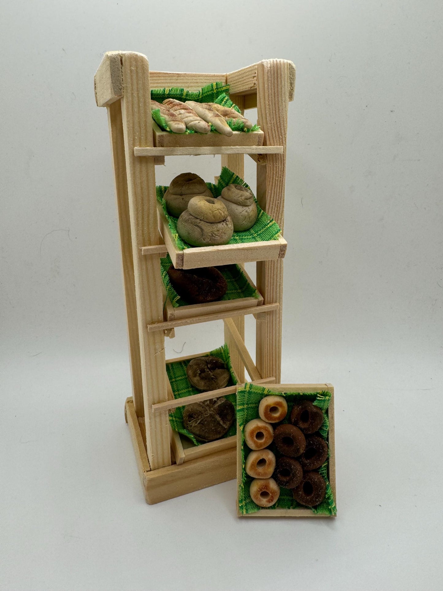 Dolls House Miniatures - Bread Rack Bakery Shelves