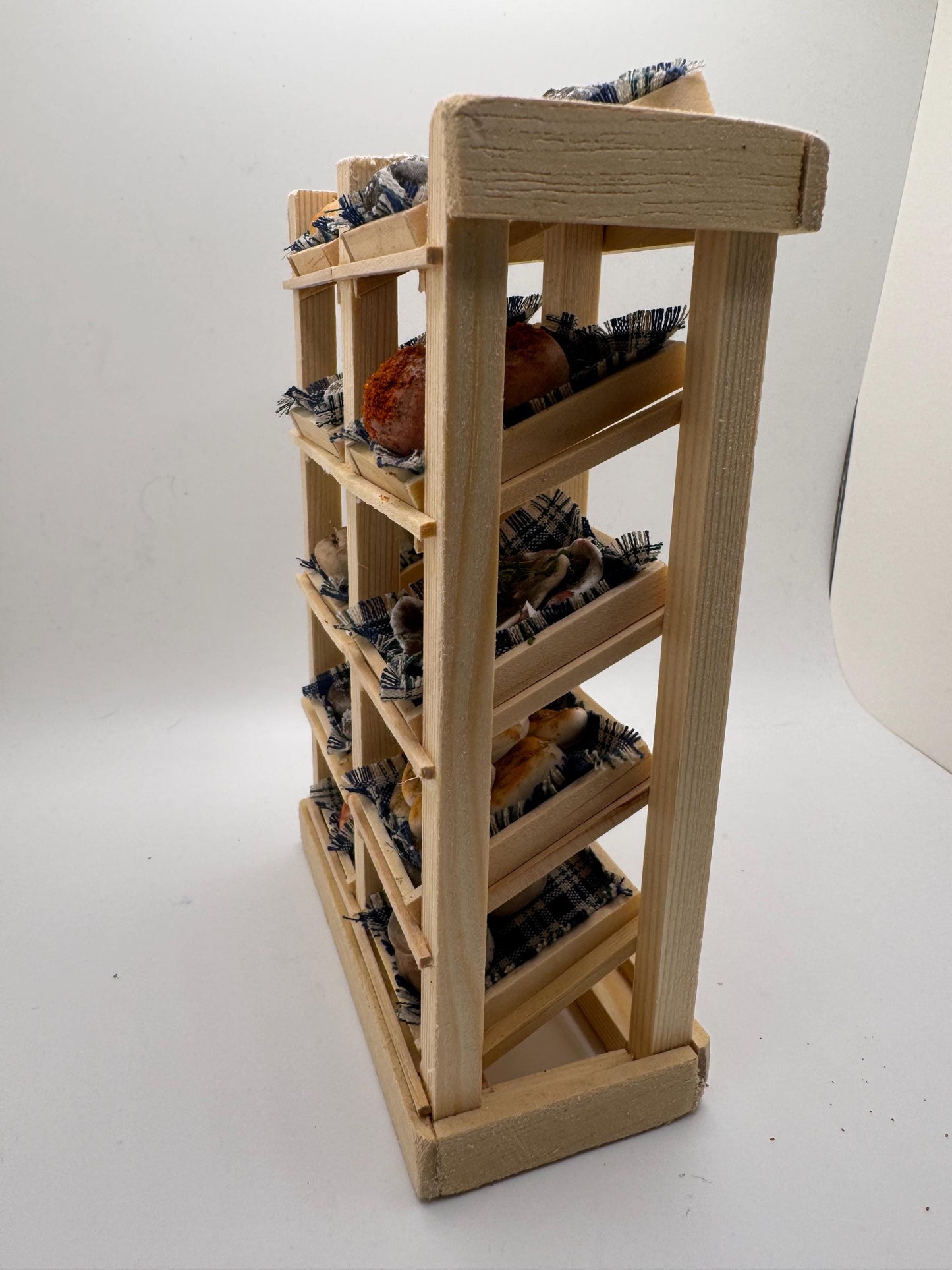 Dolls House Miniatures - Bread Rack Bakery Shelves - Double