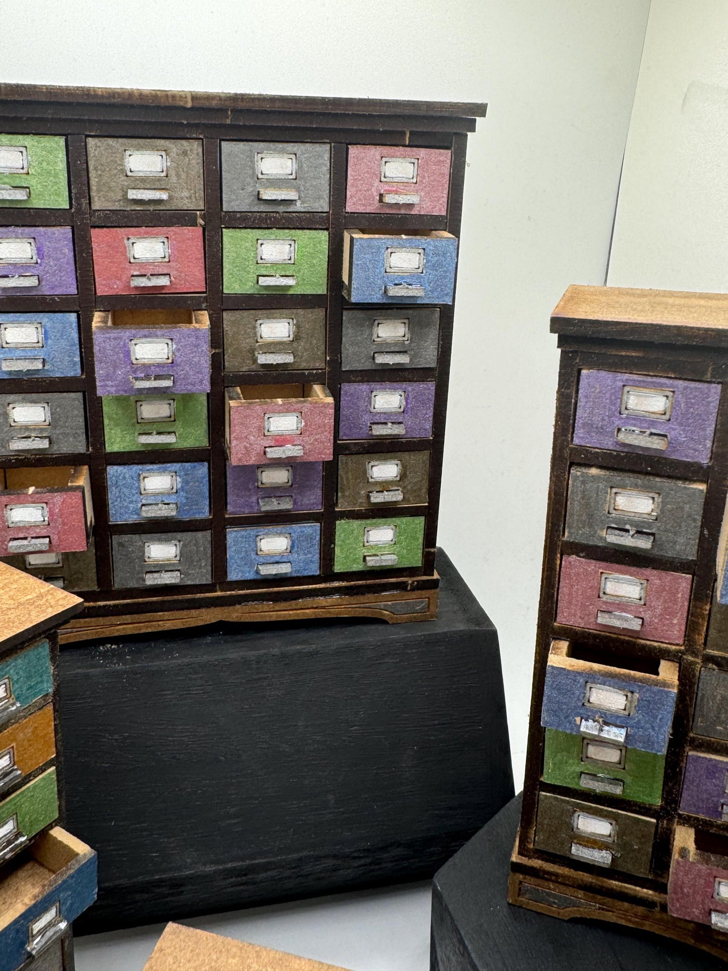 Dolls House Miniatures - 1/12 Apothecary drawers ( 4 variations)