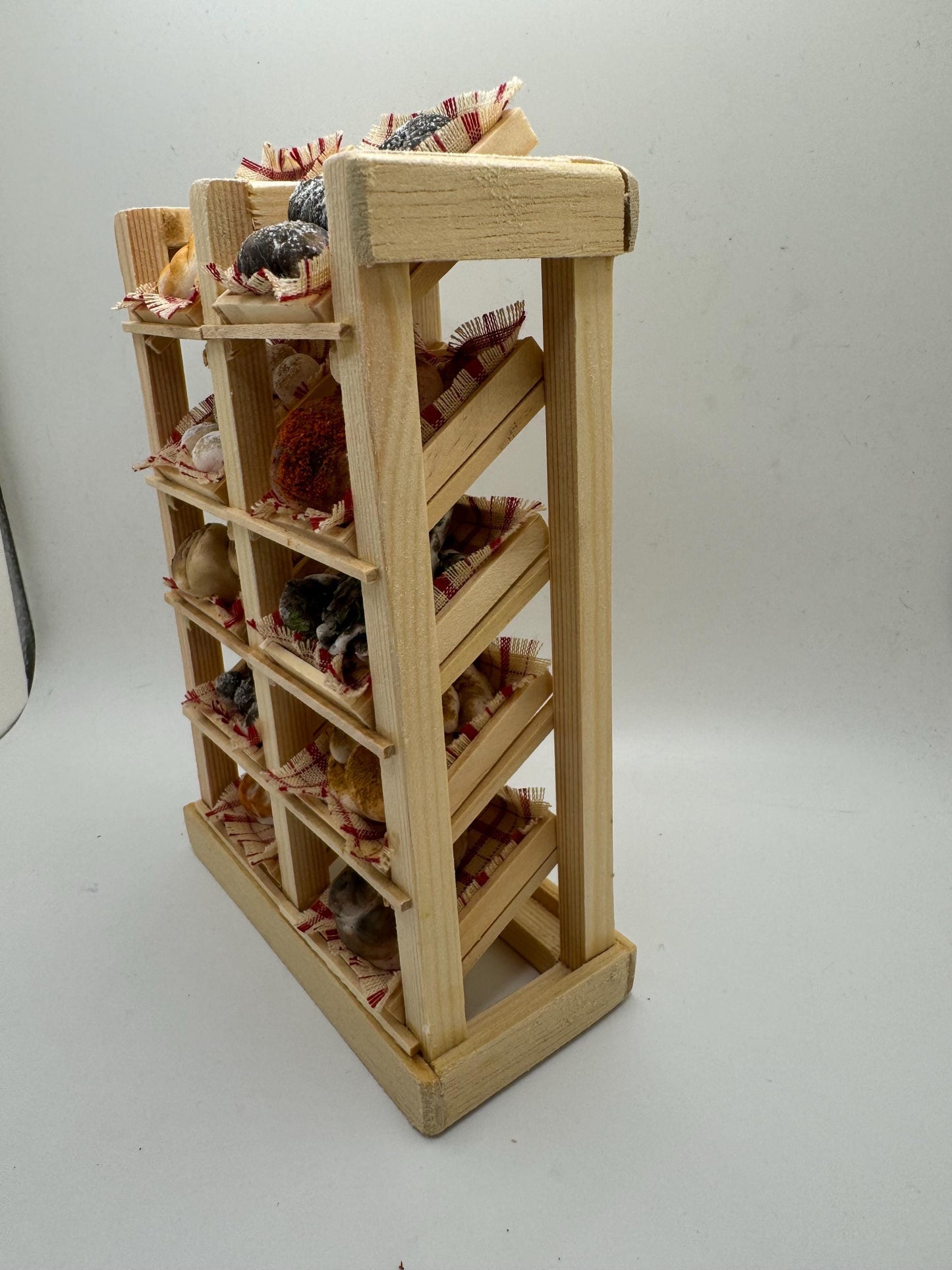 Dolls House Miniatures - Bread Rack Bakery Shelves - Double