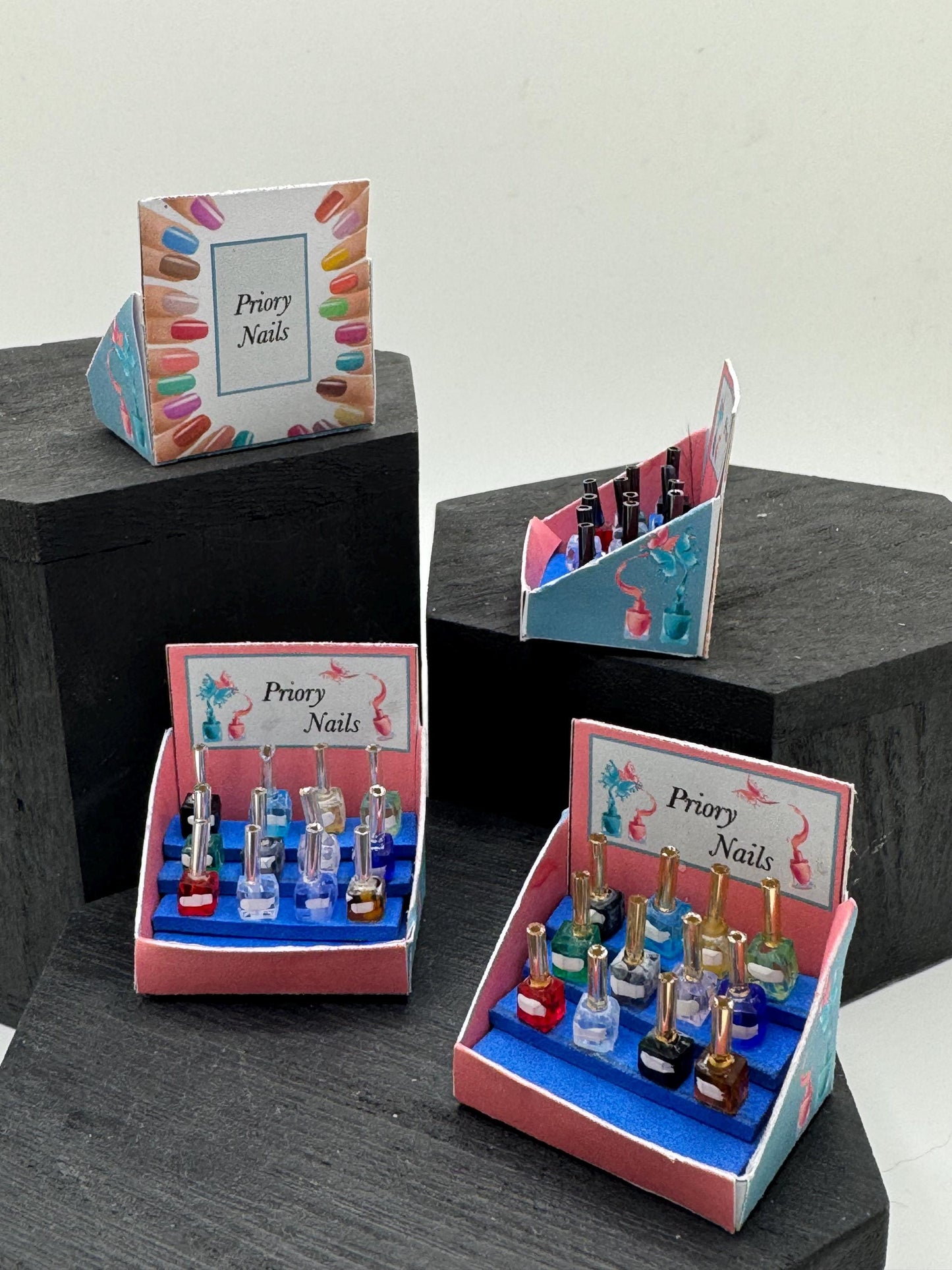 Dolls House Miniatures - Nail Varnish Counter
