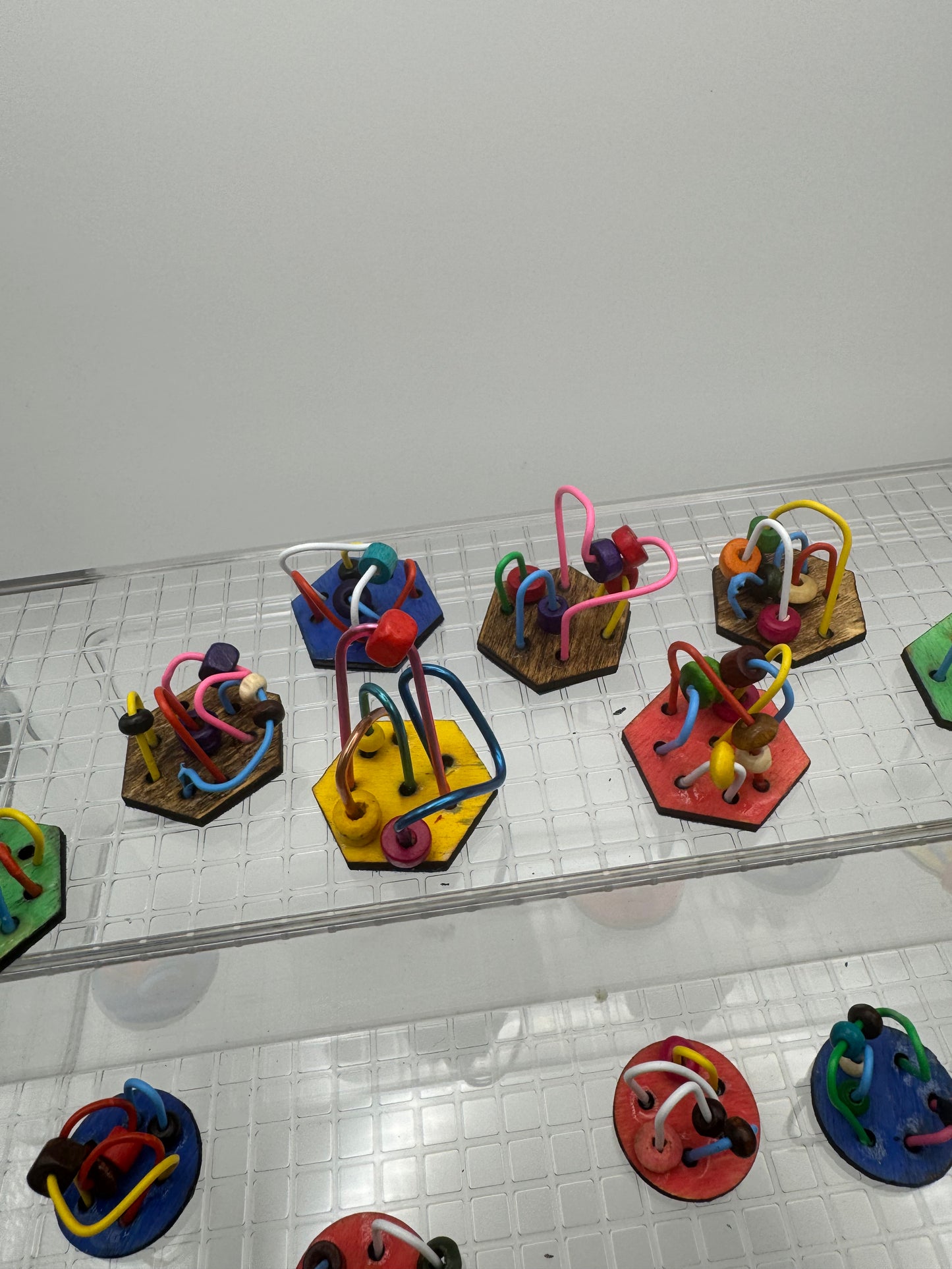 Dolls House Miniatures - colourful Bead Toy (variety)