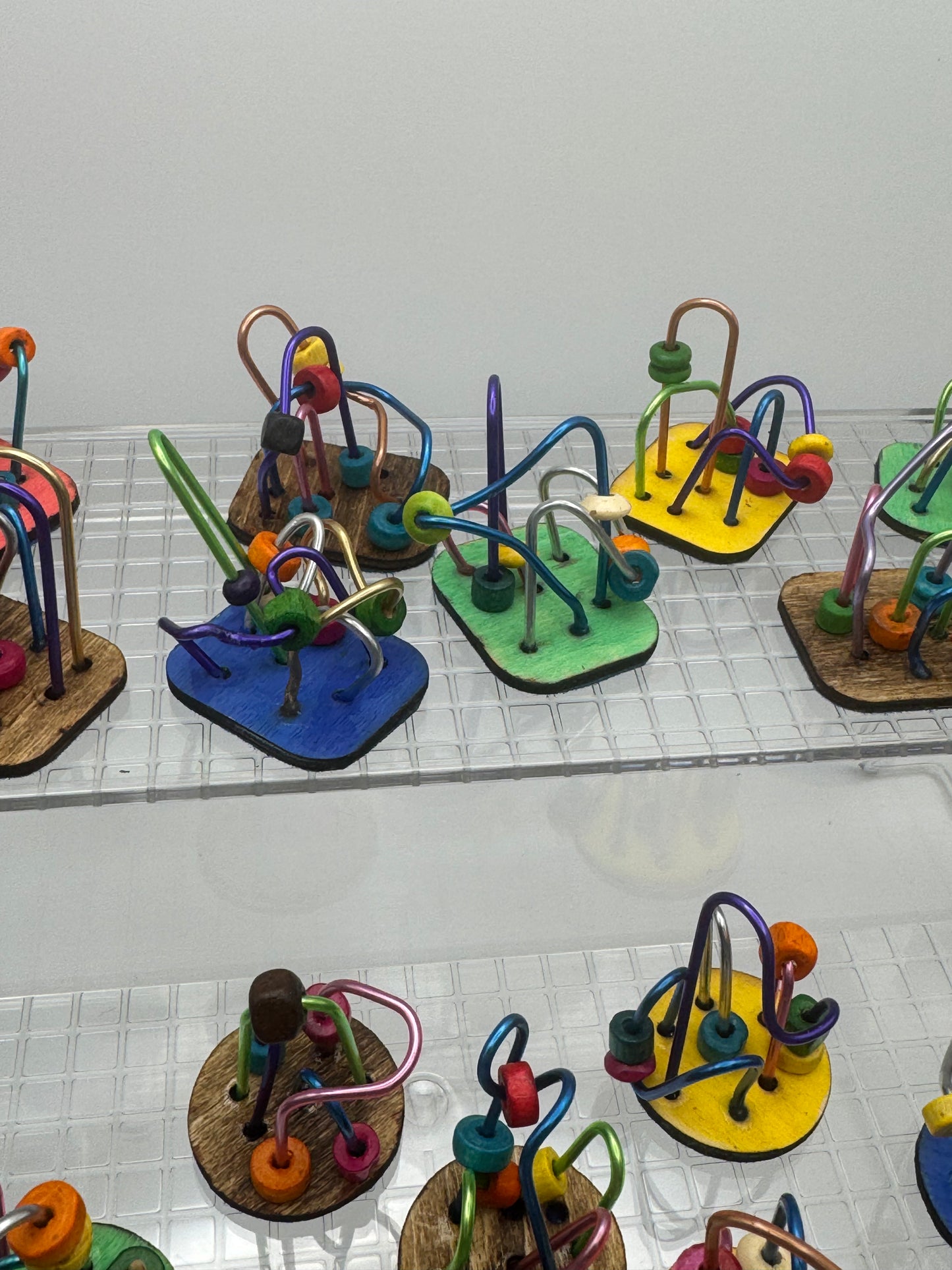 Dolls House Miniatures - colourful Bead Toy (variety)