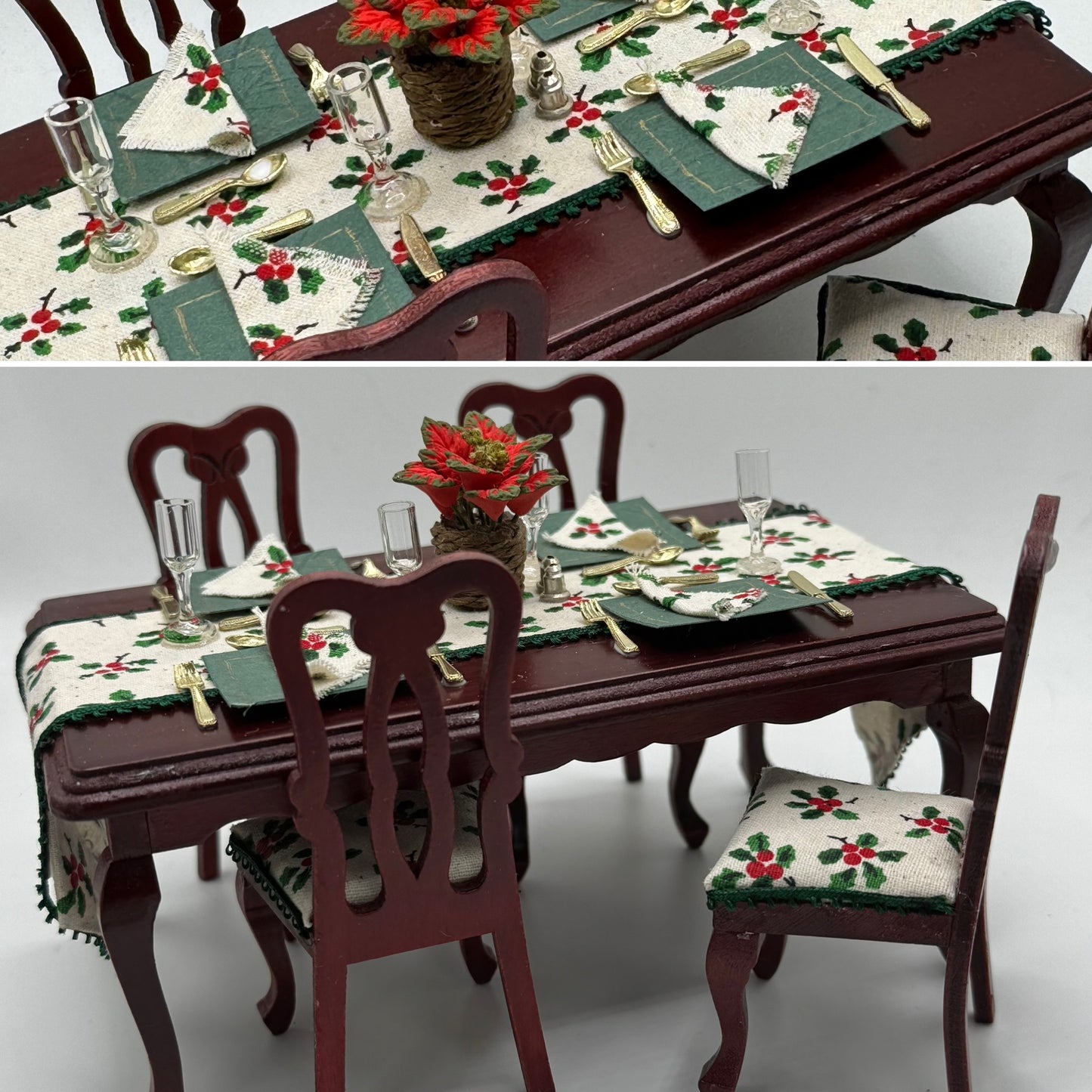 1/12th Christmas Dining Table Set