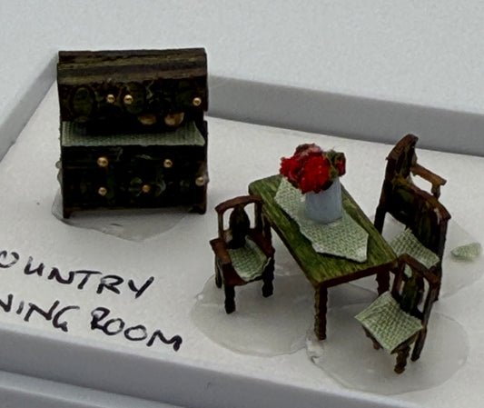 1/144th Country Dining  Room set