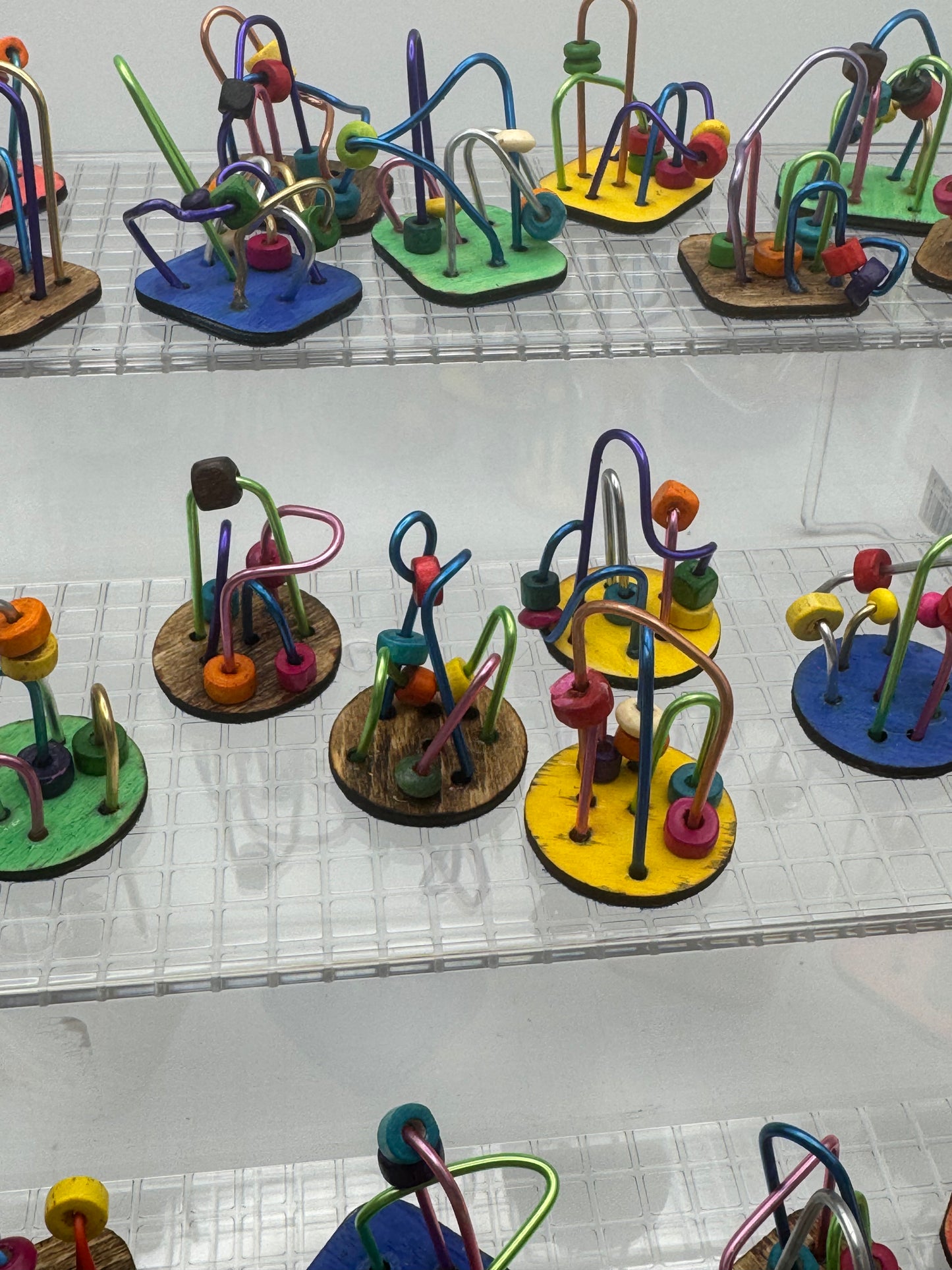 Dolls House Miniatures - colourful Bead Toy (variety)