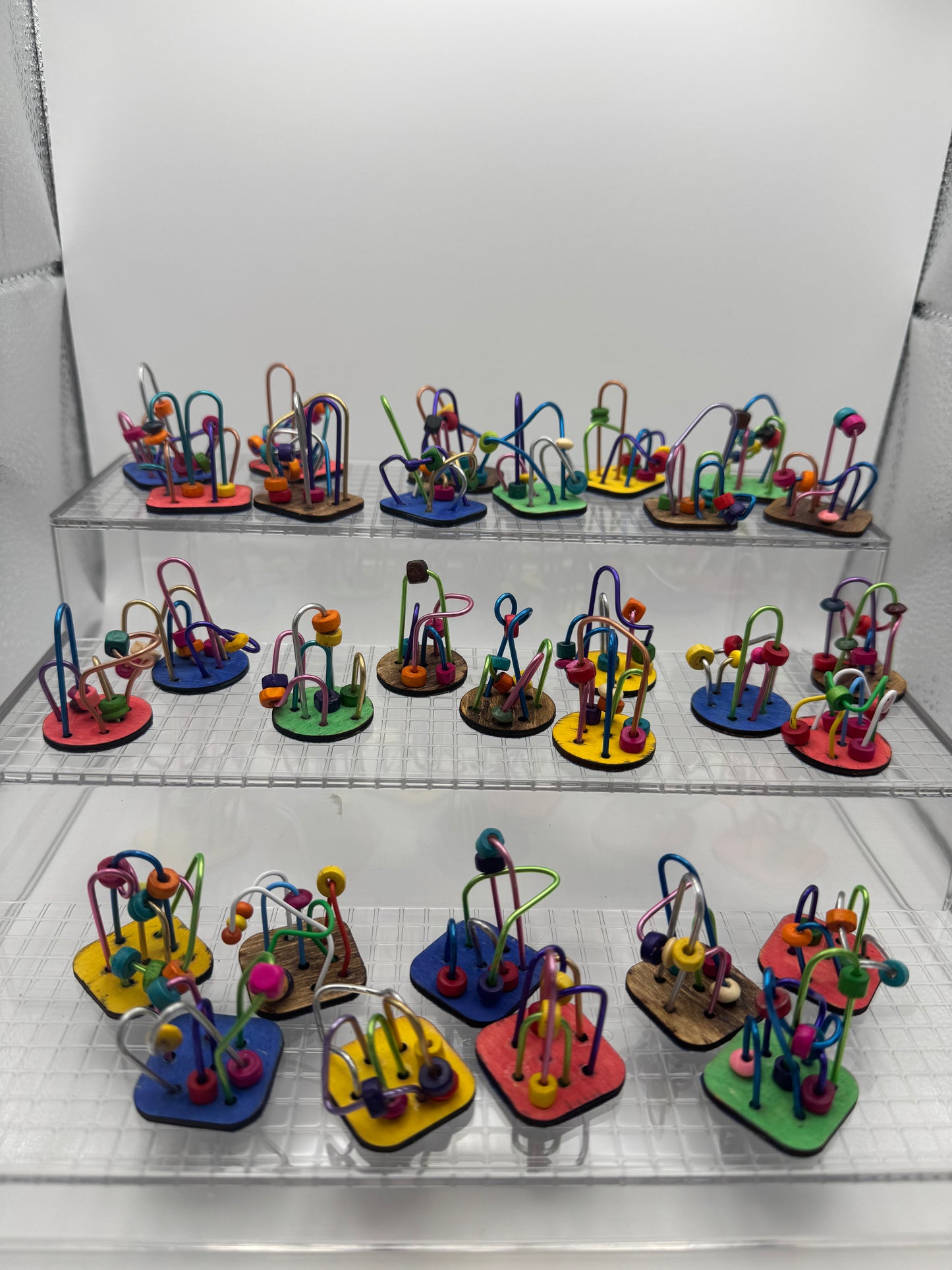 Dolls House Miniatures - colourful Bead Toy (variety)