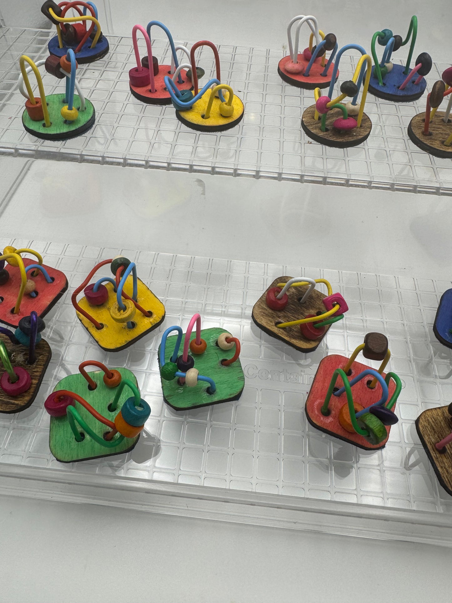 Dolls House Miniatures - colourful Bead Toy (variety)