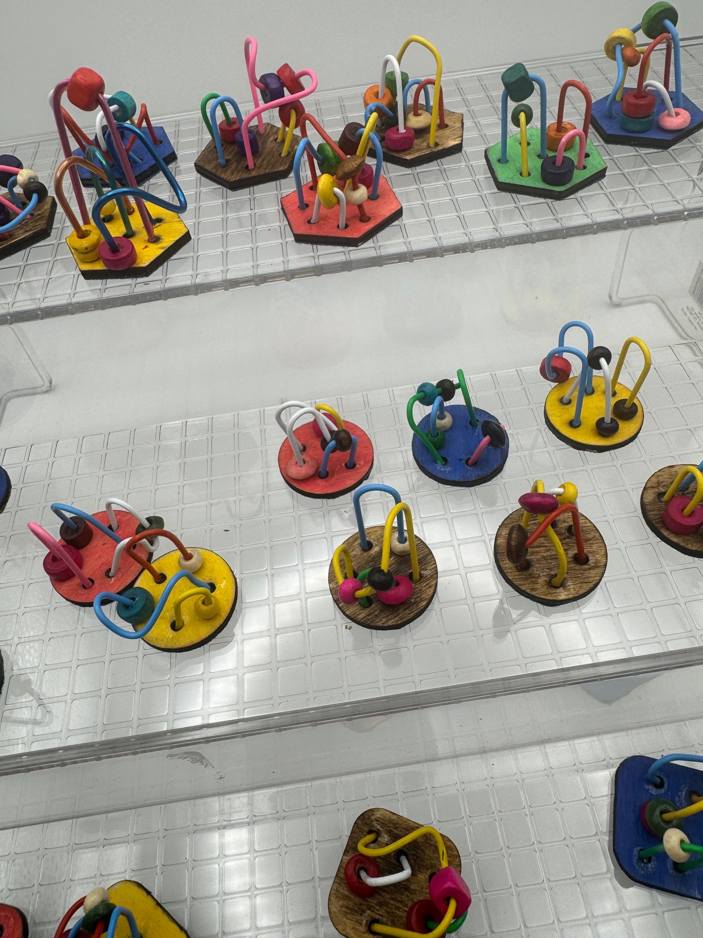 Dolls House Miniatures - colourful Bead Toy (variety)