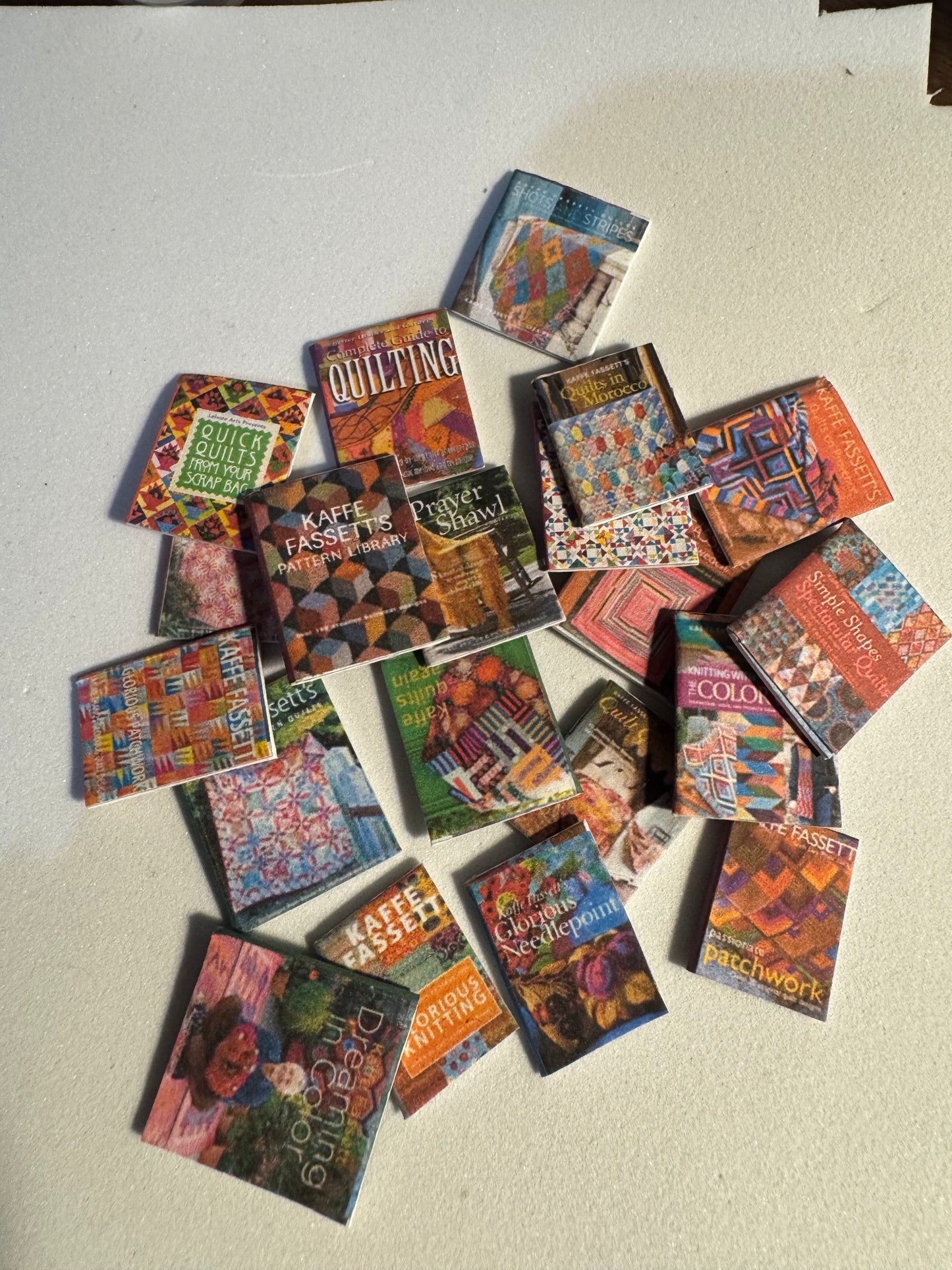 1/12th - Sewing Books x10 (Kaffe Fassett)