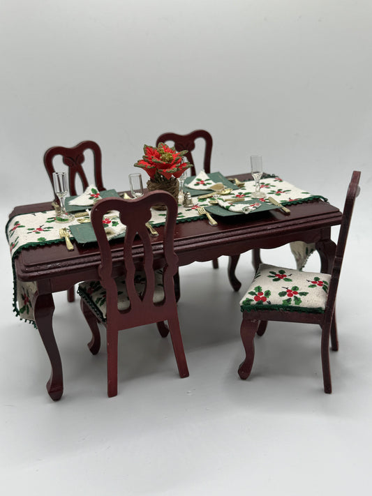 1/12th Christmas Dining Table Set