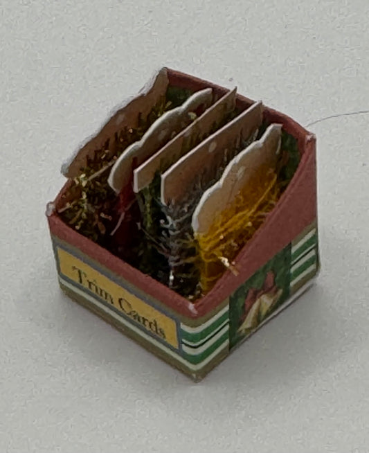 1/12th Christmas Trim Cards in Box