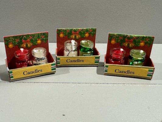 1/12th Christmas Candles Counter Box