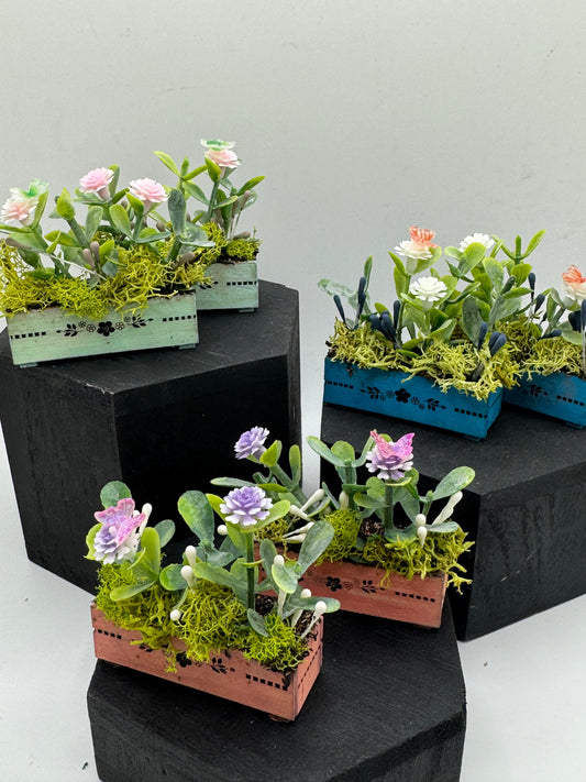 1/12th Trough / Window box with Butterfly (5 options)