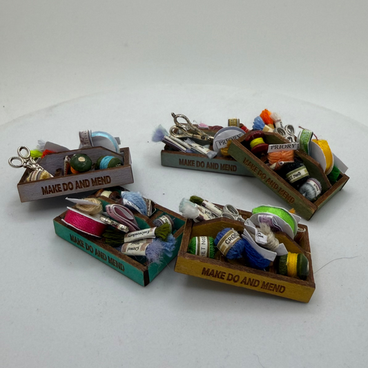 1/12th - 'Make do and Mend' sewing box x1