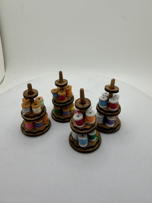 1/12th Wooden Cotton / Thread Spool Holder