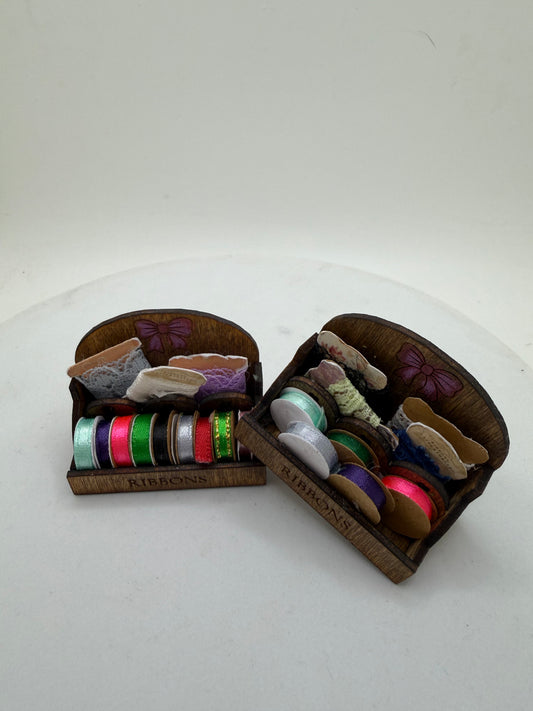 1/12th Wooden Ribbon Counter