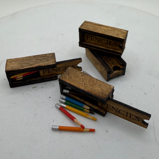 1/12th Wooden Pencil Box