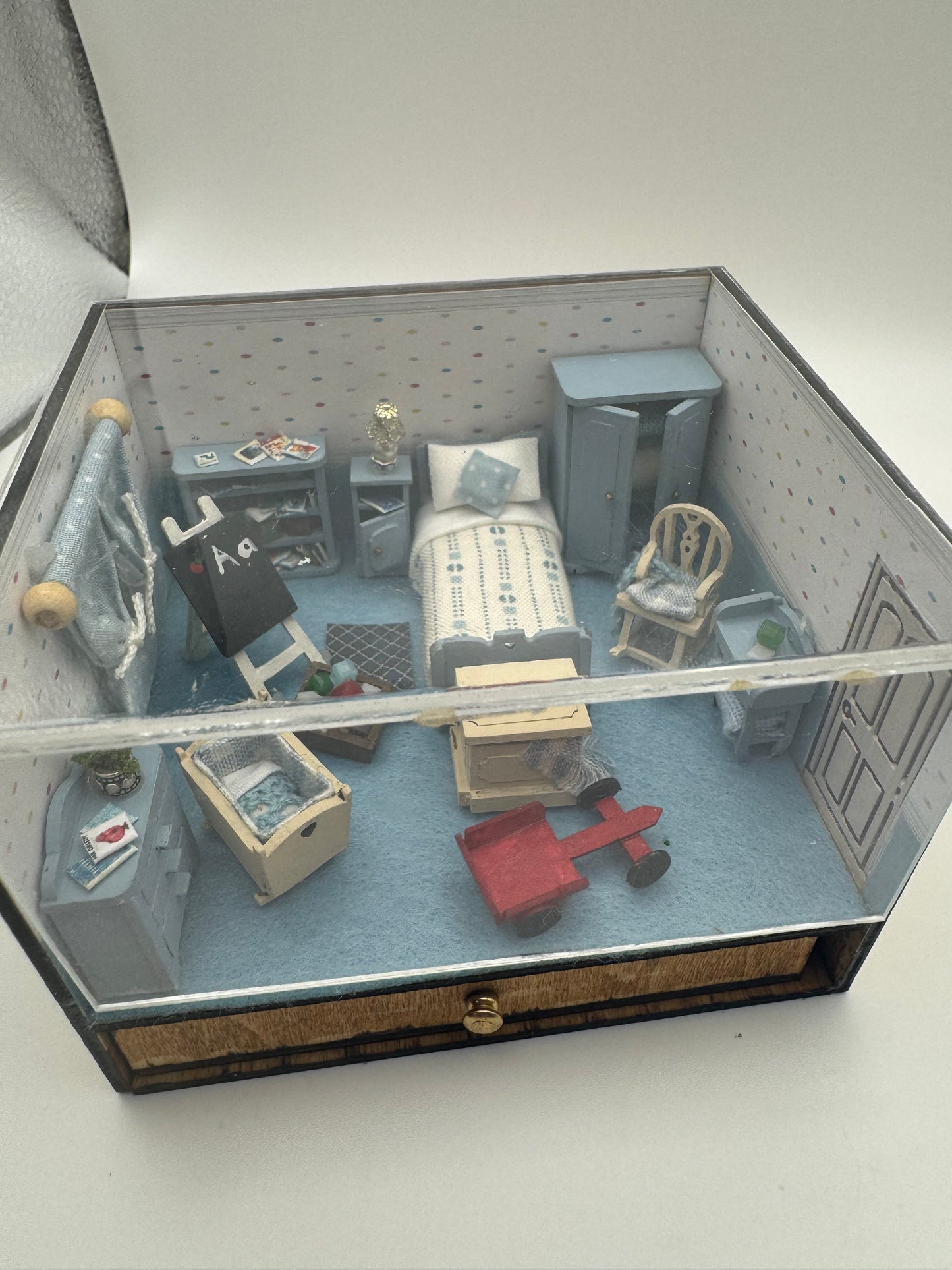 1/48th Room Box - Boys Nursery