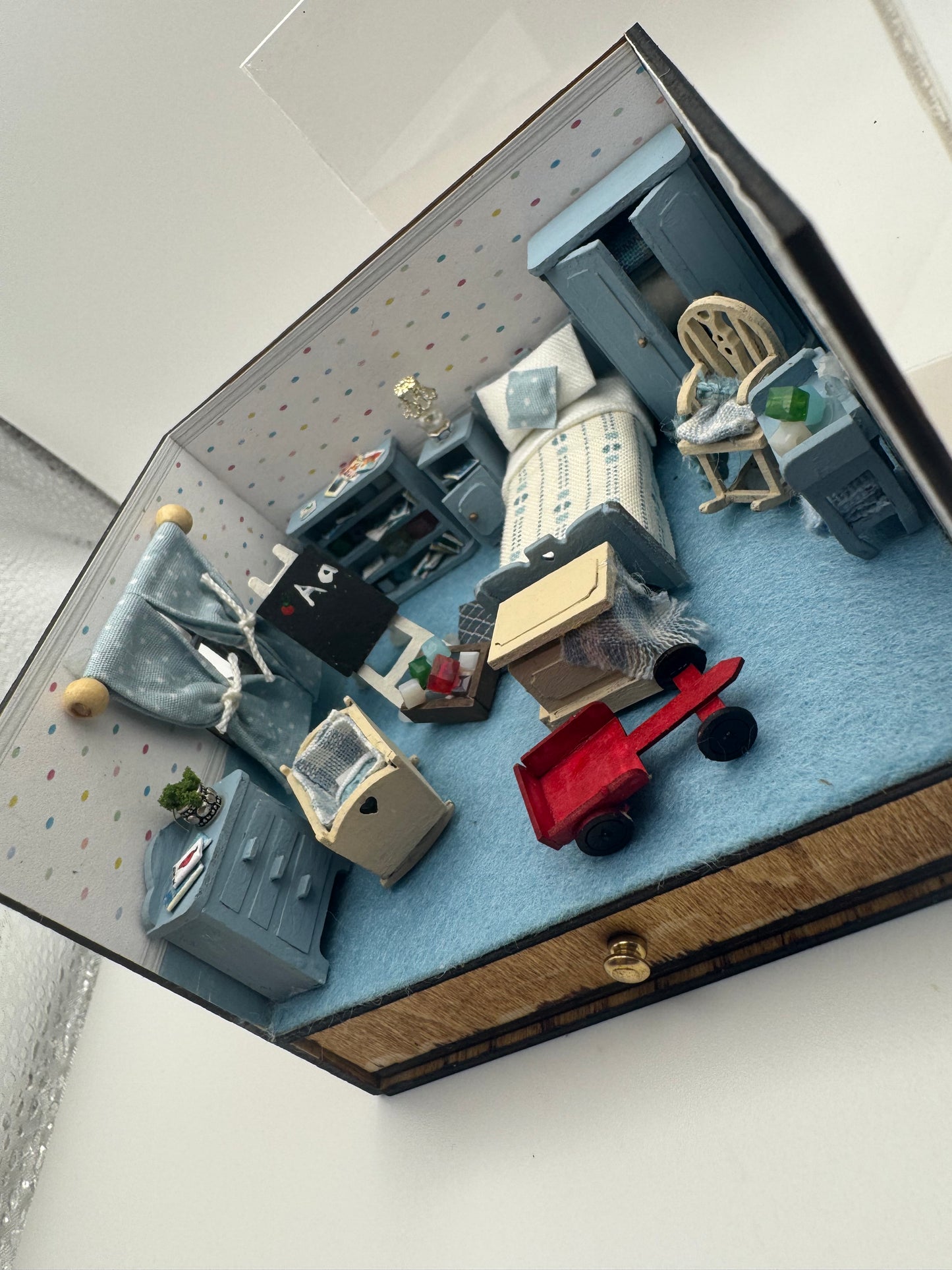 1/48th Room Box - Boys Nursery