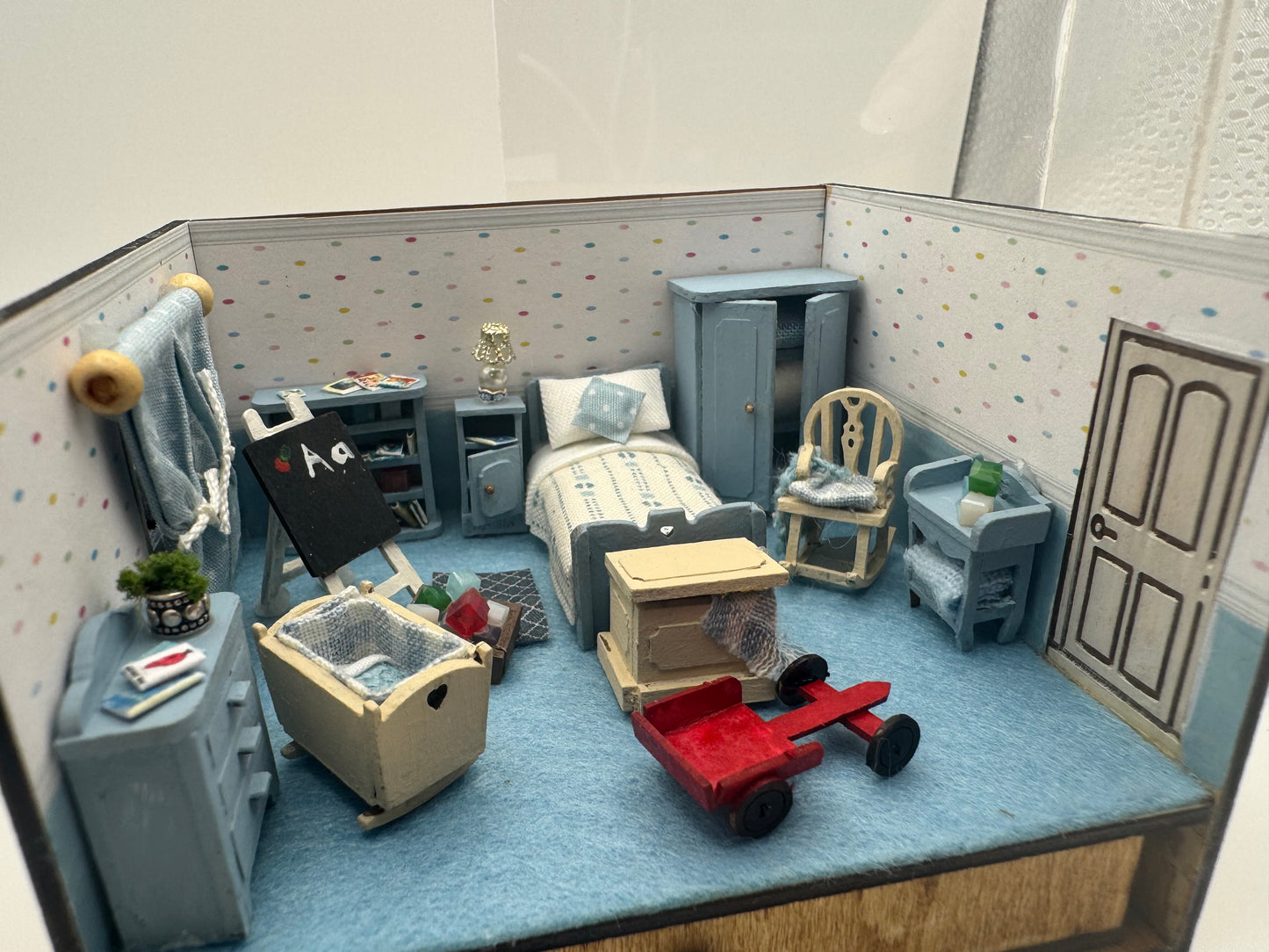 1/48th Room Box - Boys Nursery