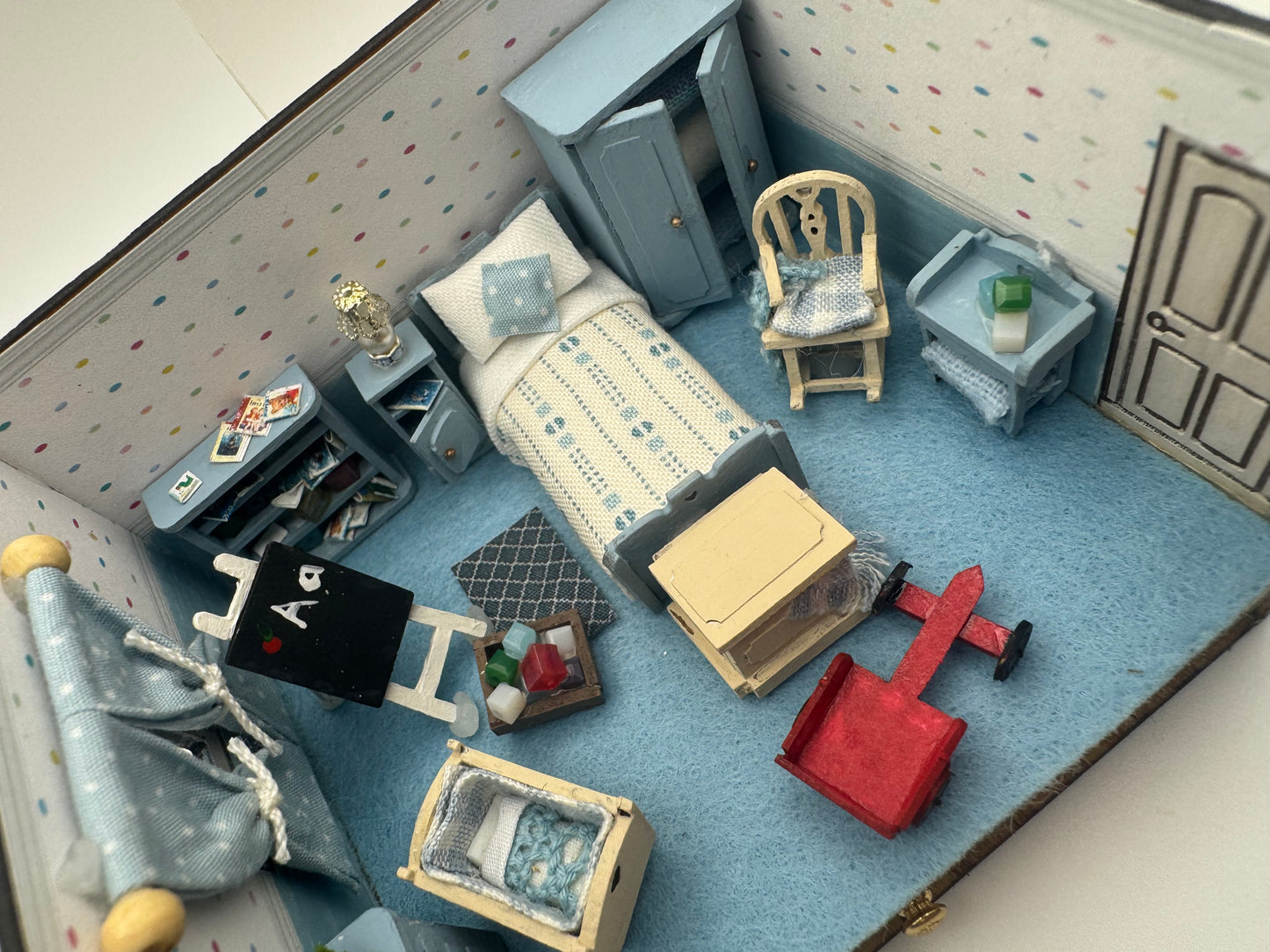 1/48th Room Box - Boys Nursery