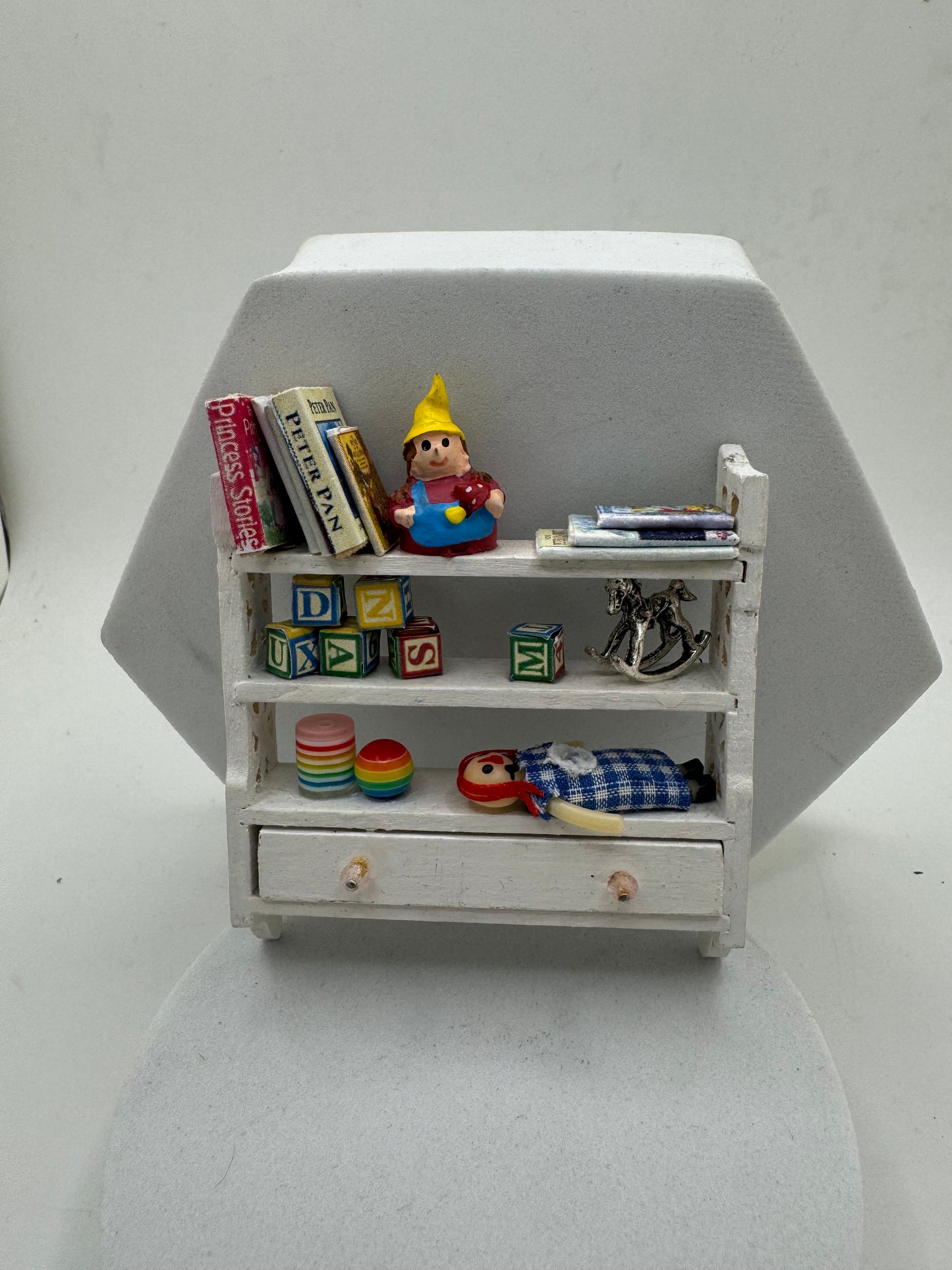 12th White Toy Shelf