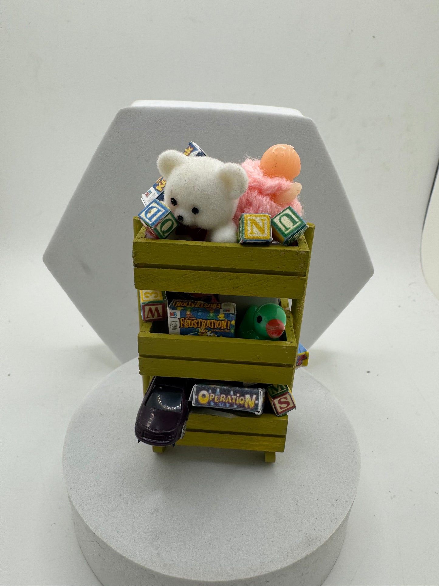 Dolls House Miniatures -  Toy Trolley