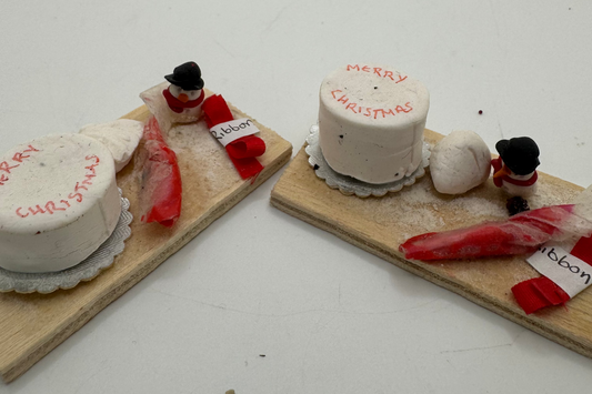 1/12th Icing the Christmas Cake set - Food Board