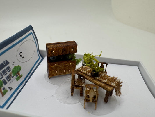 1/144th Country Dining  Room set