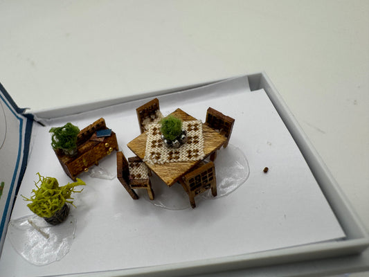 1/144th Modern Dining  Room set