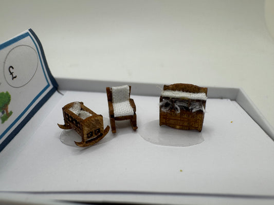 1/144th Traditional Nursery Room set