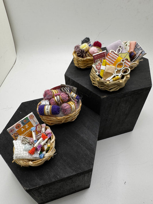 1/12th Haberdashery Baskets (varies styles)