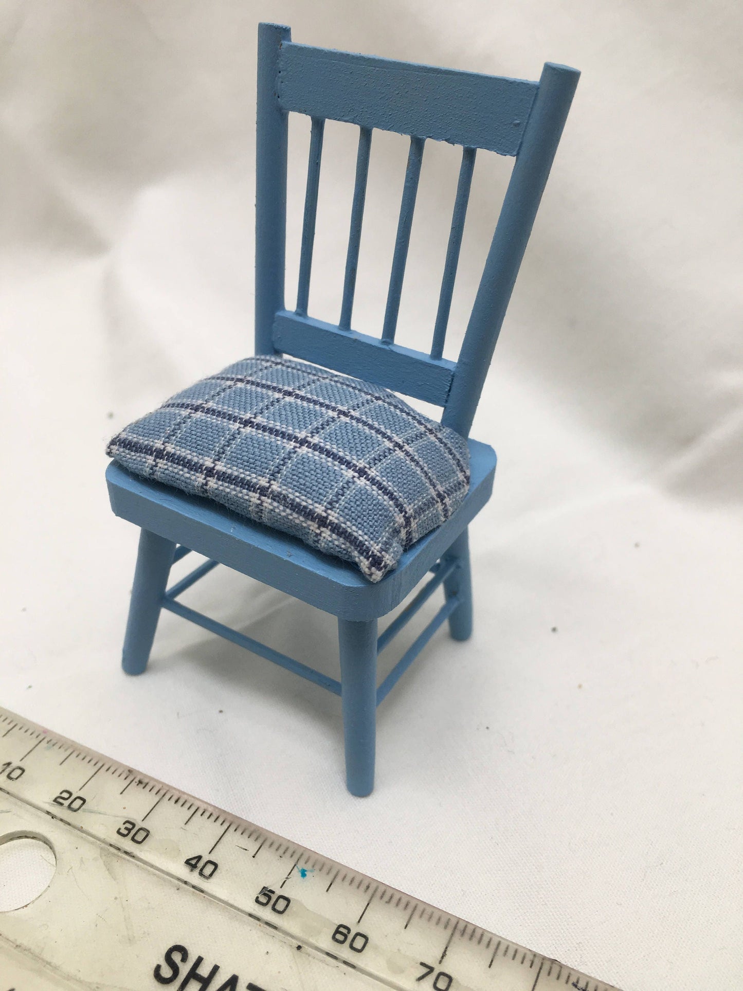 Dolls House Miniatures - Blue Chair