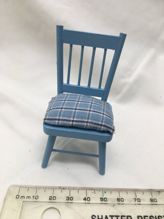 Dolls House Miniatures - Blue Chair
