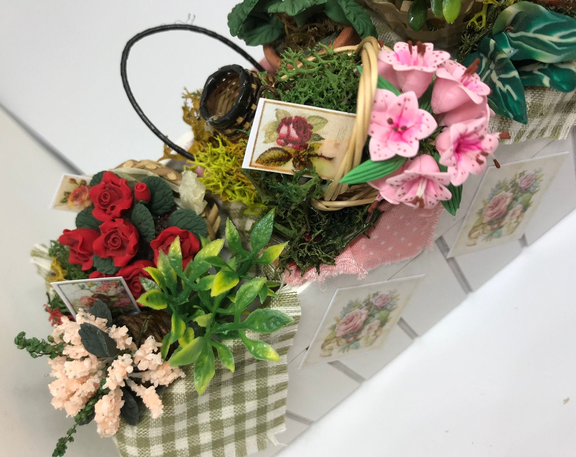 Dolls House Miniatures - Florists Bench